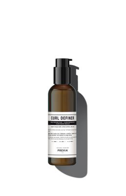 PREVIA Curl Defining Fluid - Natural Hydrating Leave In Conditioner For Curly Hair - Moisturize, Strengthen Enhance Curls - Vegan Organic - 200ml