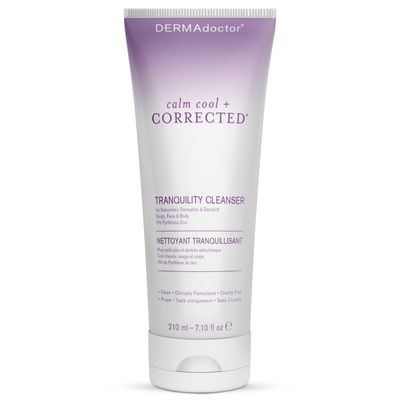 DERMAdoctor Tranquility Cleanser Dermatologist Formulated 2 Pyrithione Zinc for face body Scalp - 7.10 oz