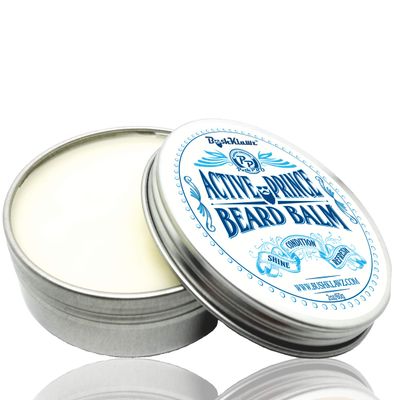 BushKlawz Beard Balm Leave-in Conditioner, 2 oz - Active Prince Scent - Best Conditioner for Men's Beard and Gifting