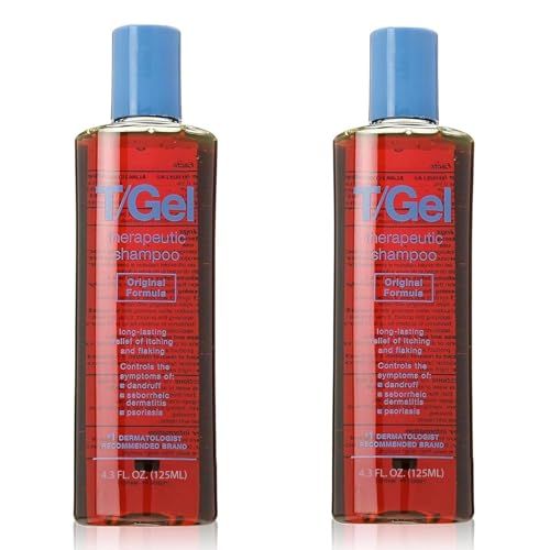 TGel Therapeutic Anti-Dandruff Shampoo, Original Formula, 4.3 oz (Pack of 2)