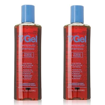 TGel Therapeutic Anti-Dandruff Shampoo, Original Formula, 4.3 oz (Pack of 2)