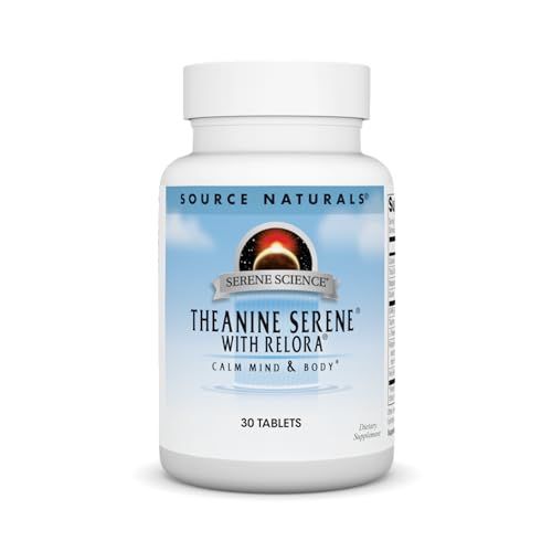Source Naturals Serene Science Theanine Serene with Relora, Magnesium and GABA - 30 Tablets