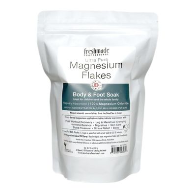 Ultra Pure Magnesium Bath Flakes - Superior to Epsom Salt for Bathing - Enhanced Absorption for Relaxation, Wellness, and Muscle Relief - Ideal for Recovery