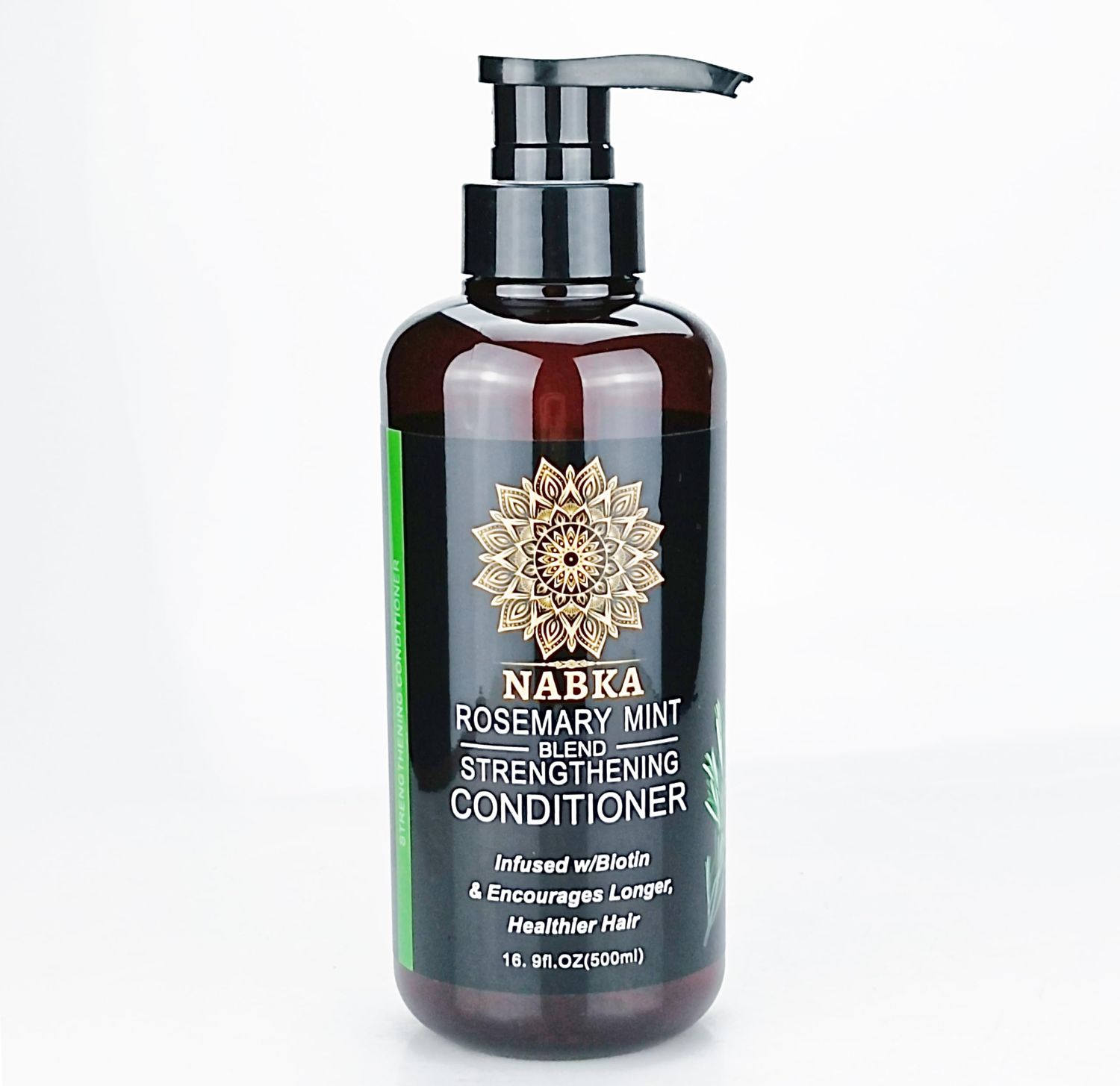 NABKA Rosemary Mint Conditioner for Moisturizing and Strengthening Hair, Infused with Biotin - 16.9 Ounce