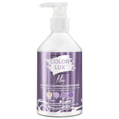 Color Lux Color Cleansing Conditioner, Lilac, 3-in-1 Color Depositing Formula, Vegan, Sulfate-Free, Paraben-Free, 8.25 oz