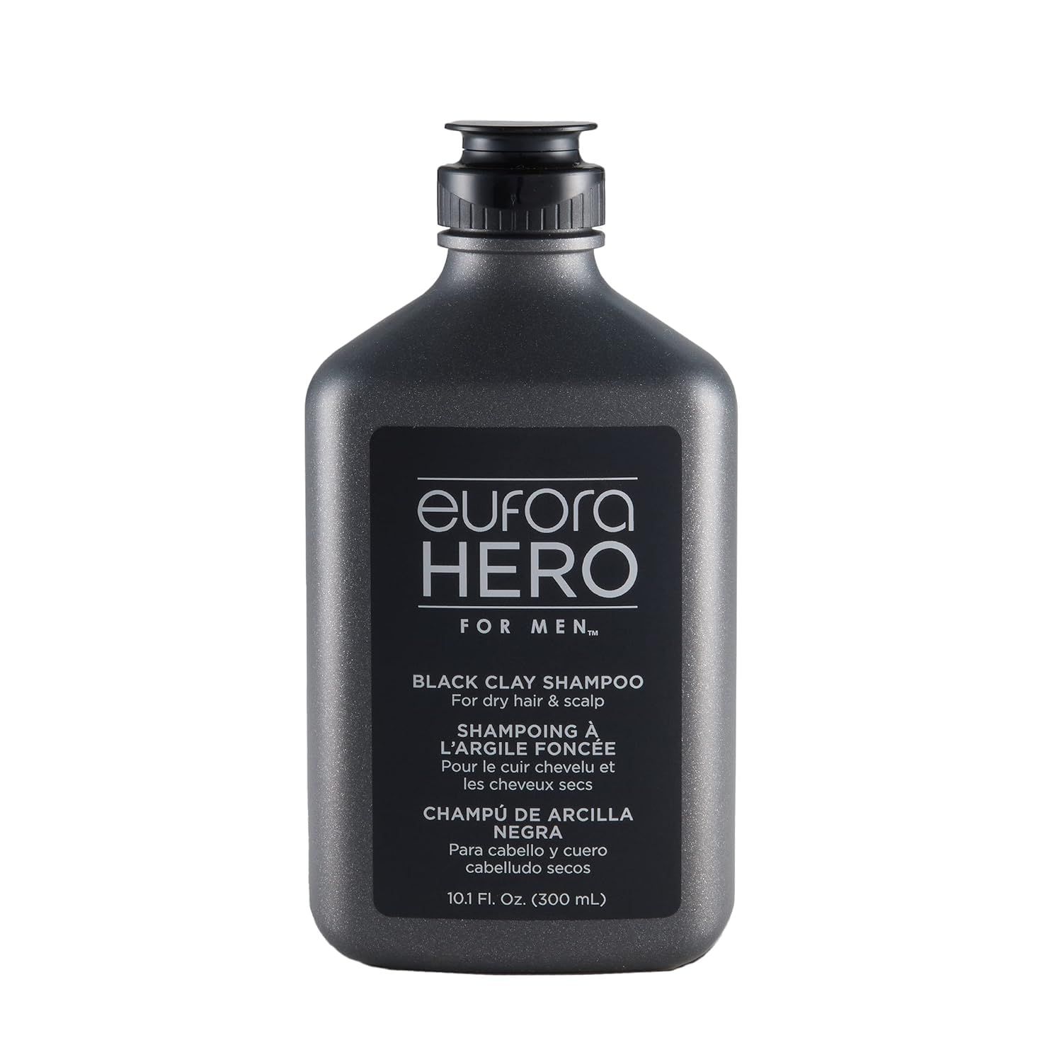 Eufora Hero For Men Black Clay Shampoo 10.1 oz