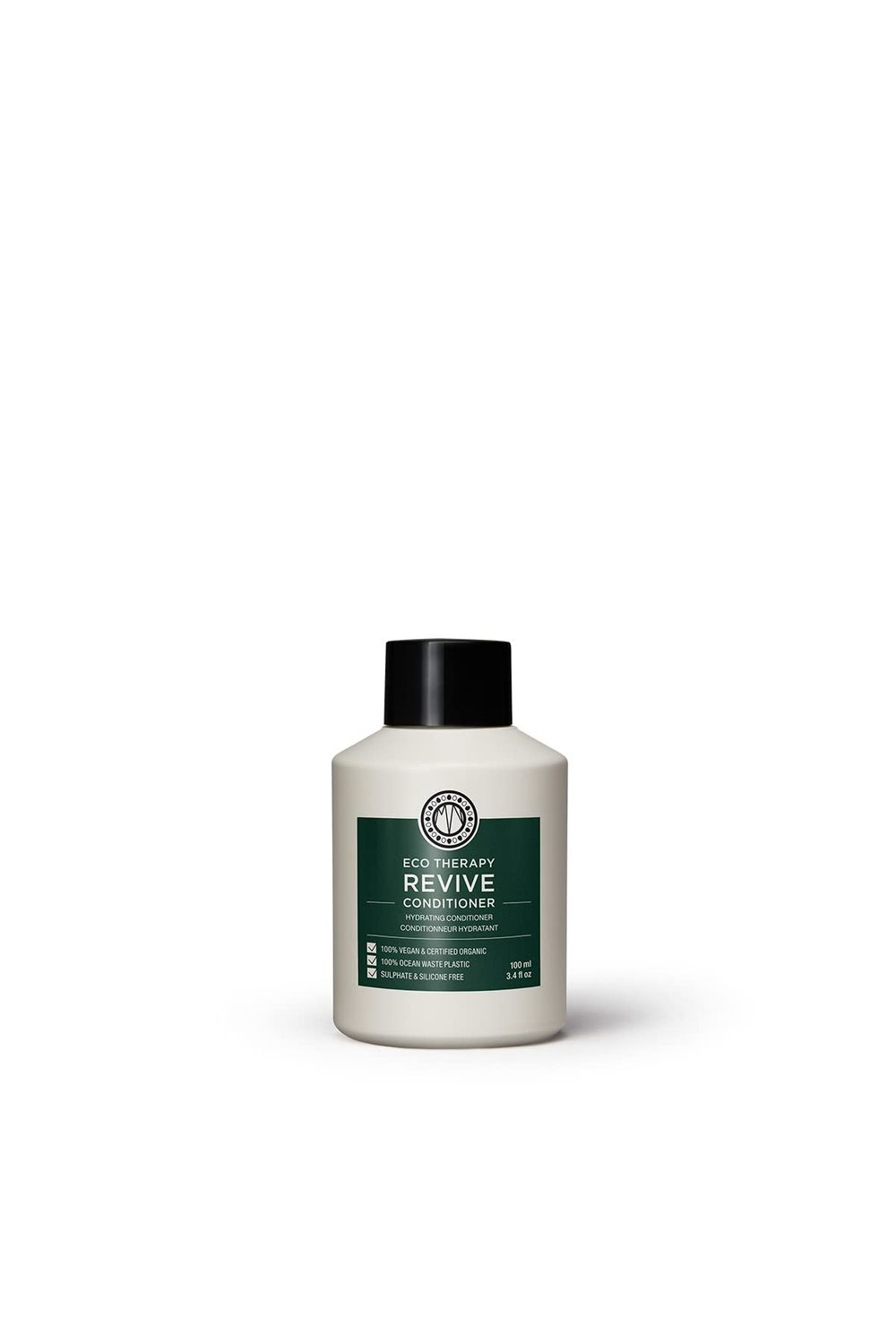 Maria Nila Eco Therapy Revive Conditioner, 3.4 Fl Oz 100 ml, Deep Cleansing, Micellar Molecules Extracts Oil and Grease, 100 Vegan SulfateParaben free