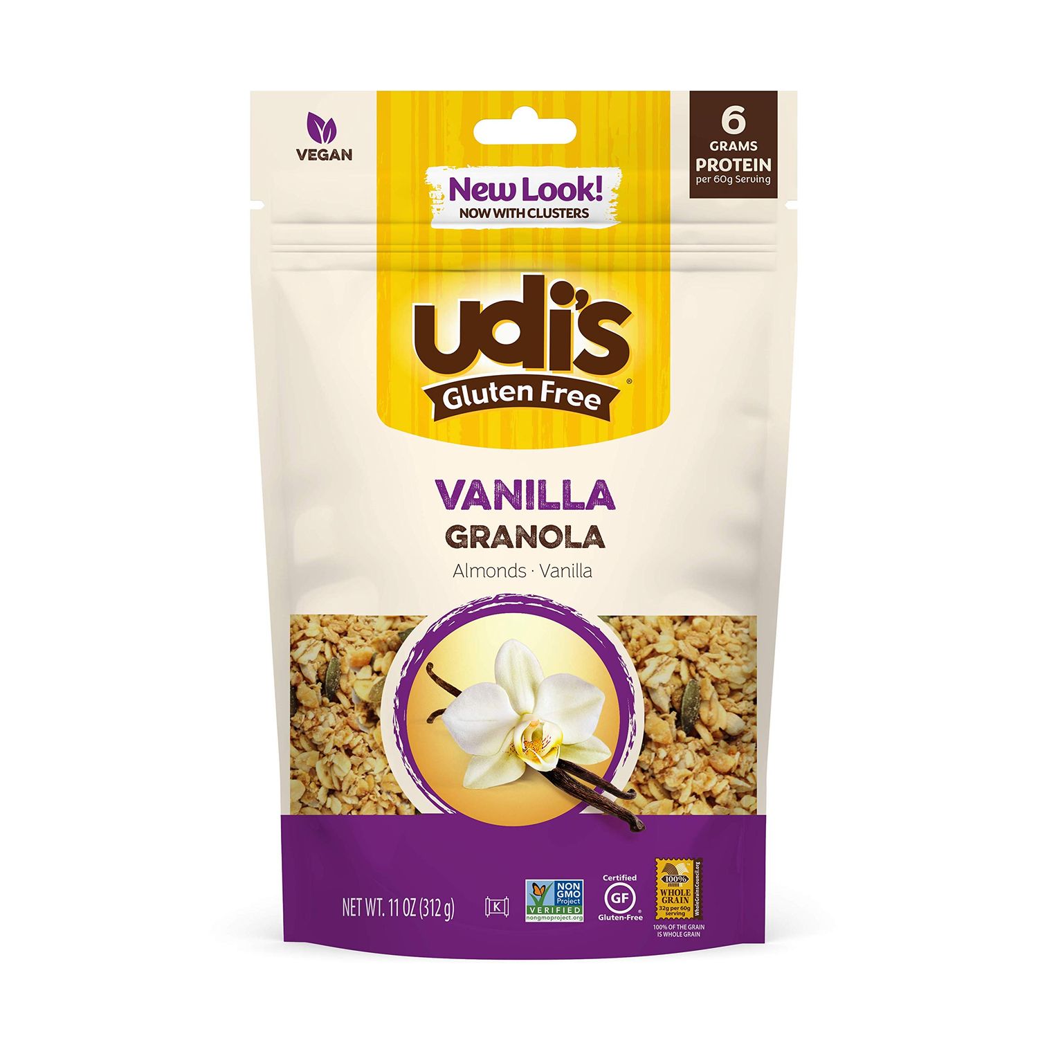 Udi&#39;s Gluten Free Vanilla Granola, 11 oz.