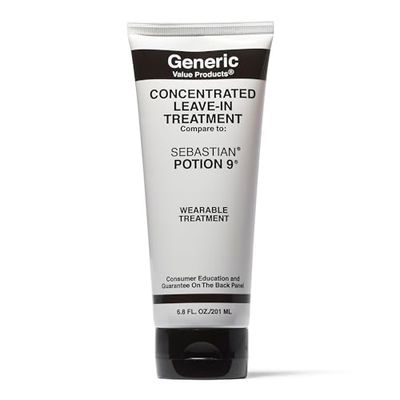 Generic Value Products Concentrated LeaveIn Conditioner Treatment, Nourishes, Revitalizes, Repairs Damaged Hair, 6.8 Oz
