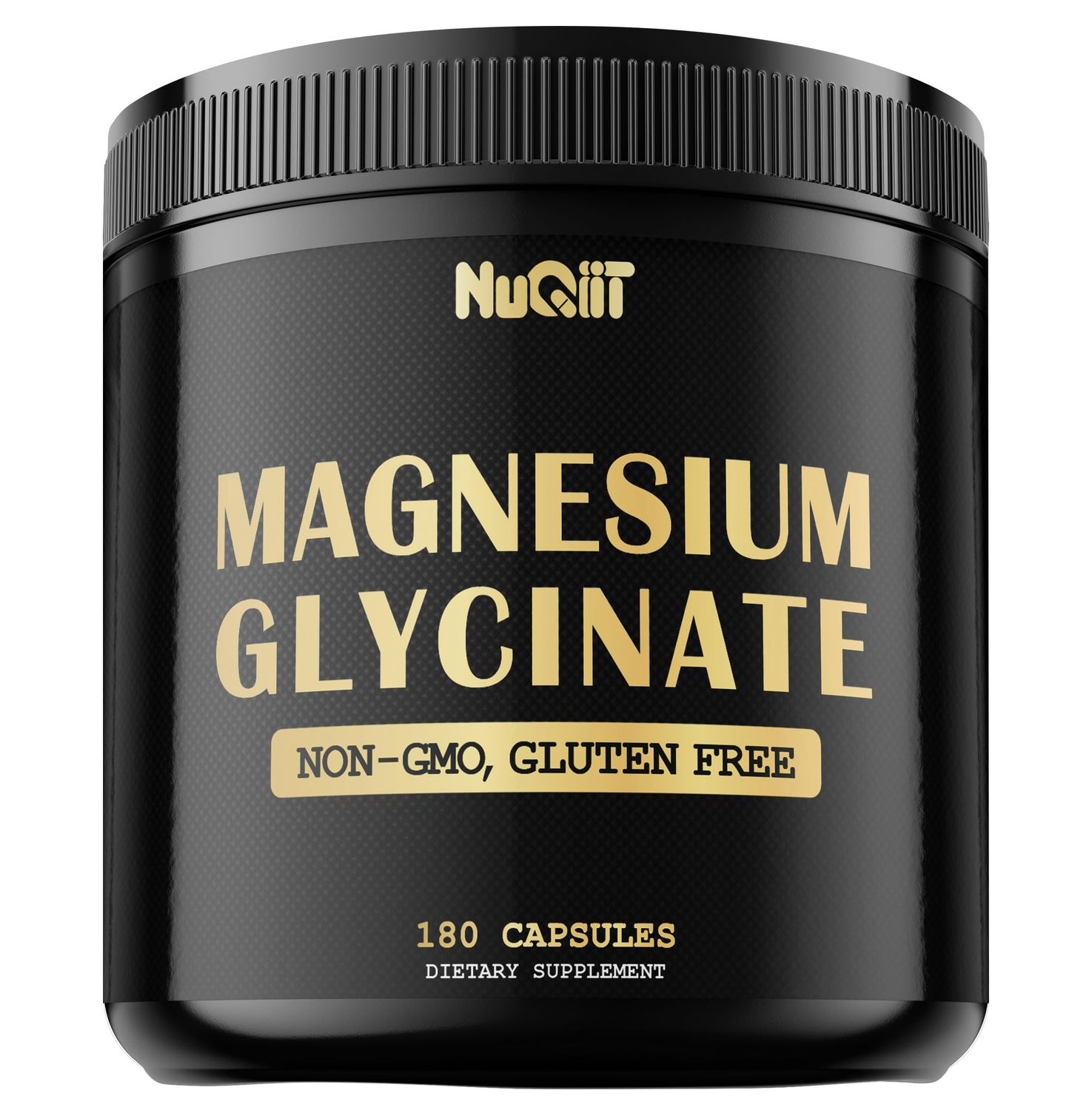 Magnesium Glycinate 500mg with 18 Pure Elemental Magnesium Compound Supplement - 180 Capsules - Powerful Benefits for Support Bone Health, Muscle Growth, Comfortable Mood Heart Health