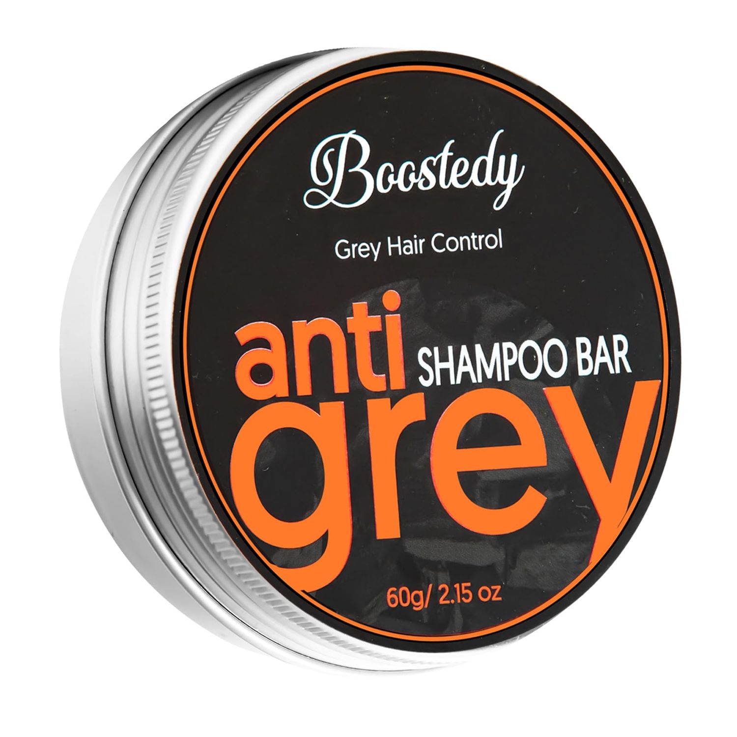 Anti Grey Hair Shampoo Bar - Conceals Grey Hair Darkens Naturally - Reverse Gray Hair, Natural Moisturizing Extra Strength Scalp Revitalizer - Solid Shampoo for Shiny, Healthy Hair, 2.15 Oz
