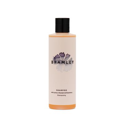 BRAMLEY Shampoo, 250ml Lemon, Mandarin and Rosemary Essential Oils Natural Hair Wash Suphate Free Cleanses Softens Vegan Cruelty Free