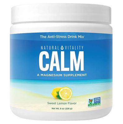 Natural Vitality Sweet Lemon Flavor Magnesium Anti-Stress Drink Mix, 8 Oz