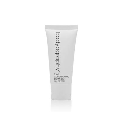 World Amenities Bodyography blanc 2 in 1 Conditioning Shampoo 40ml Tube wFlip Top Cap