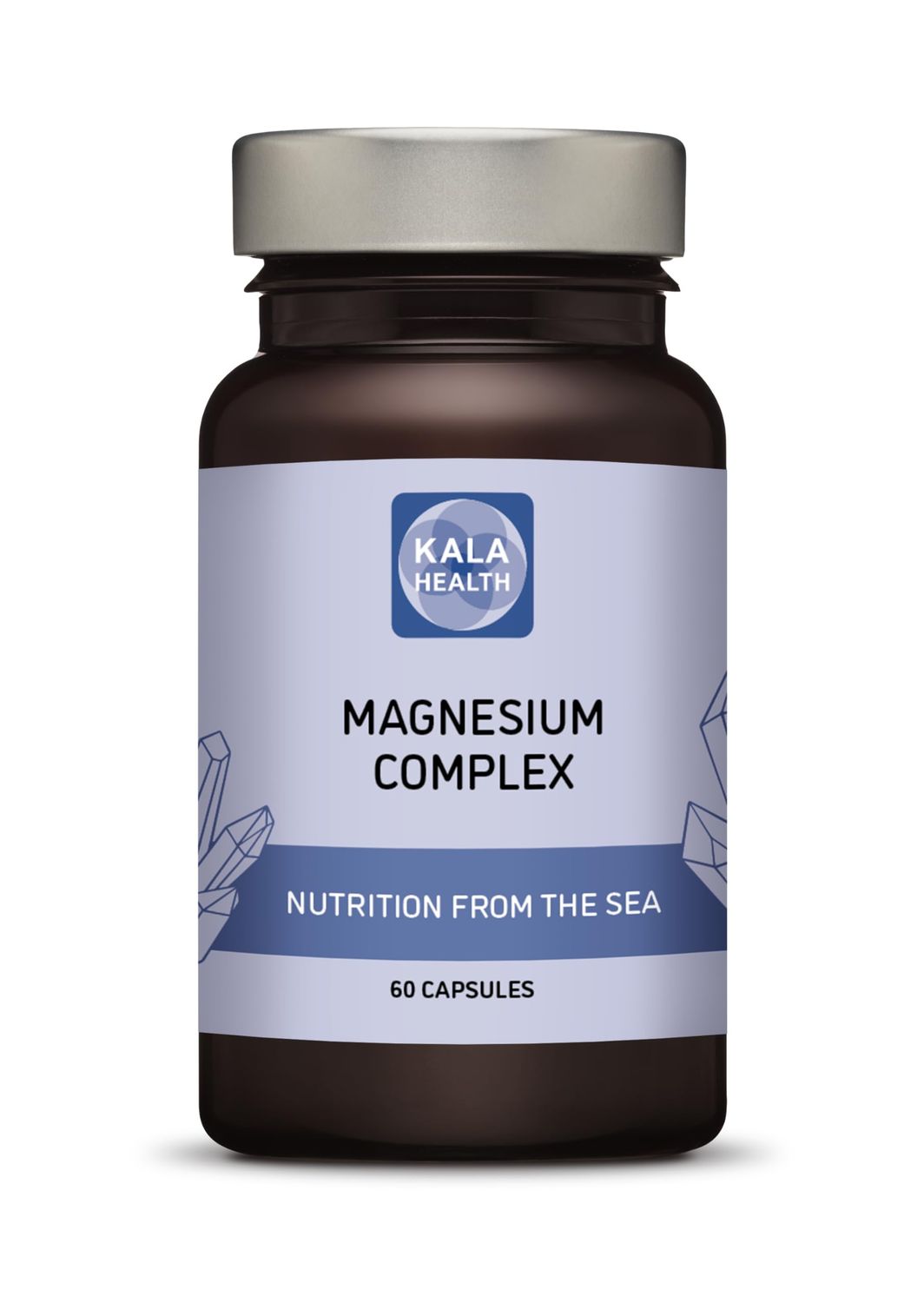 Natural Magnesium Complex Capsules - 100 Aquamin MG TG Magnesium - Derived Seawater Concentrate from Red Algae Lithothamnion Calcareum Includes Minerals, Trace Elements Like Calcium Iron (60)