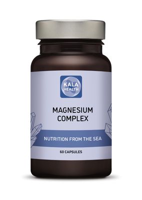 Natural Magnesium Complex Capsules - 100 Aquamin MG TG Magnesium - Derived Seawater Concentrate from Red Algae Lithothamnion Calcareum Includes Minerals, Trace Elements Like Calcium Iron (60)