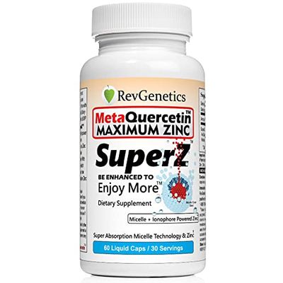 MetaQuercetin SuperZ: Micelle Ionophore Powered Zinc
