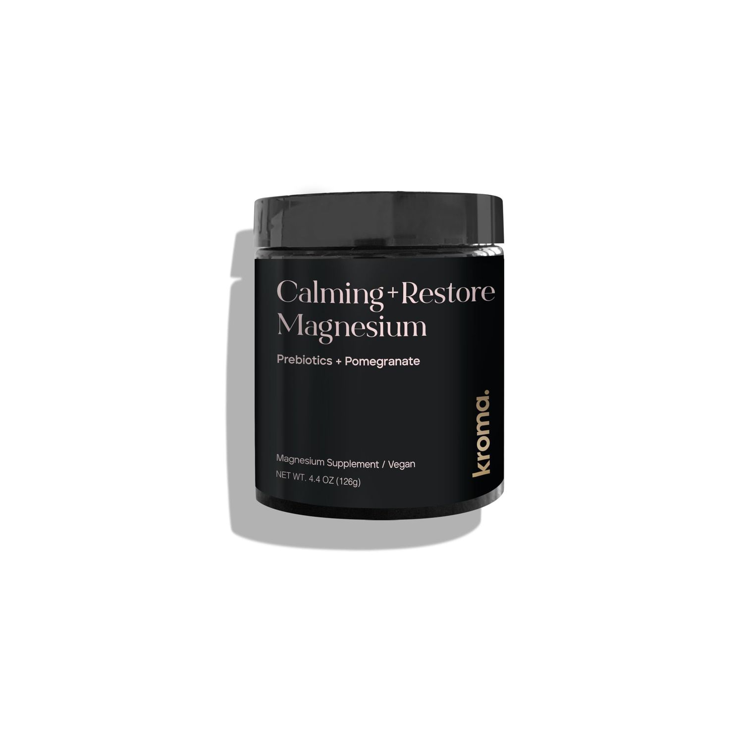 KROMA. Calming Restore Magnesium Supplement with L Theanine and Magnesium Complex, Gluten Free Powder Drink Mix, Sleep, Calm, Relaxation and Muscle Recovery Support, Tart Pomegranate, 30 Servings