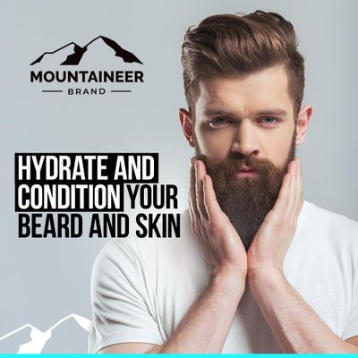 Mountaineer Brand Natural Beard Balm with White Water Scent Scents Inspired by Nature Beard Butter for Men Leave in Condidtioner Hydrates, Softens and Tames Made in West Virginia 2oz