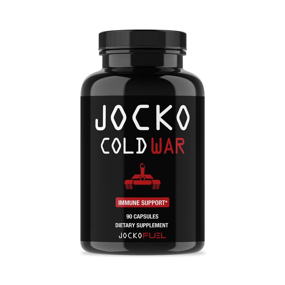Jocko Fuel Immune Support Supplement - Elderberry with Zinc Vitamin C for Adults - Immune Defense with Vitamin C, D3, Superfoods, Herbs, Minerals (90 Capsules)