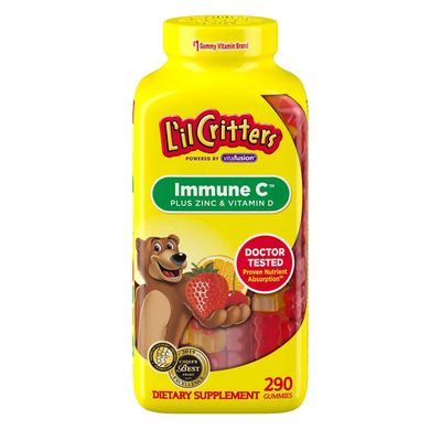 L&#39;il Critter Kids&#39; Immune C Plus Zinc and Vitamin D (290 Count)