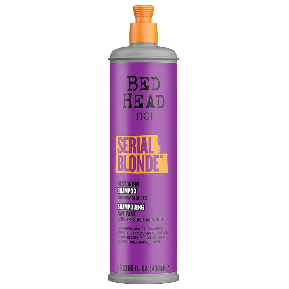 TIGI Bed Head SERIAL BLONDE SHAMPOO FOR DAMAGED BLONDE HAIR 13.53 fl oz