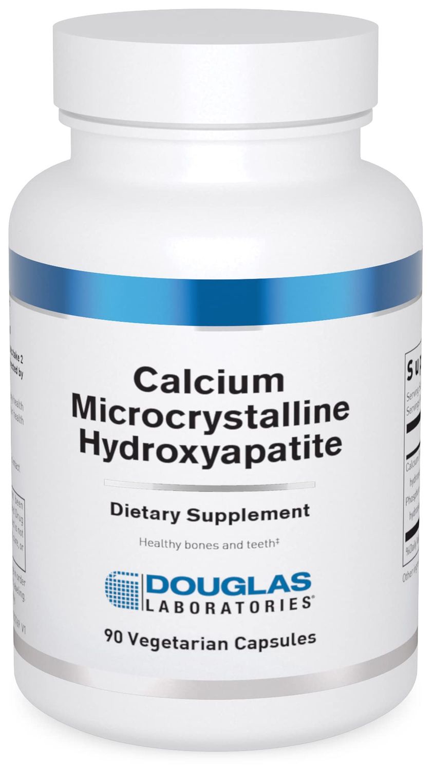 Douglas Laboratories Calcium Microcrystalline Hydroxyapatite - Teeth Bone Health Support - with Calcium Phosphorus Micronutrients - Dietary Supplements - 90 Tablets