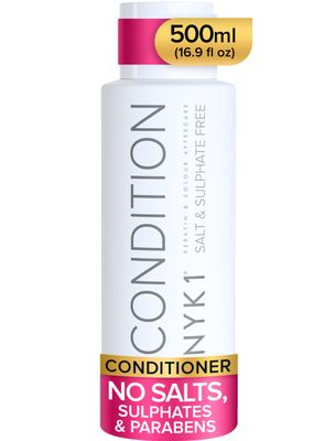 SALT SULFATE FREE CONDITIONER for Color Treated Hair (17 Fl Oz 500ml) Best Hair Aftercare for Extensions (Unisex) Hair Color and Keratin Kit Treatment Straightening Damaged After Care Paraben Free