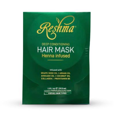 Reshma Beauty Deep Conditioning Hair Mask Hair Treatment Infused with Collagen Pro-Vitamin B5Restorating Nourishing for All Hair Types (Pack of 1), 1.05 fl.oz
