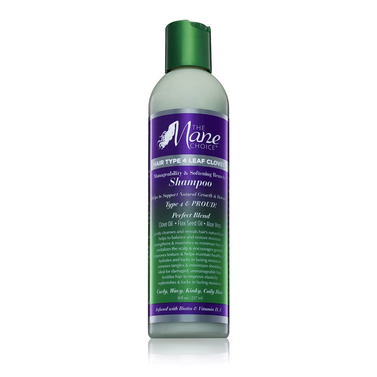THE MANE CHOICE - Hair Type 4 Leaf Clover: Manageability Softening Remedy Shampoo (8 oz)