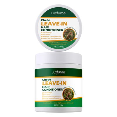 Luxfume Chebe Leave-In Conditioner for Hair Growth and Shine - Rice Water Formula Moisturizes, Minimizes Breakage, and Adds Shine for Men and Women, 8.8 Oz