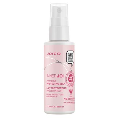 Joico InnerJoi Preserve Protective Milk For Color-Protection Shine Sulfate Paraben Free Naturally-Derived Vegan Formula 1.7 oz