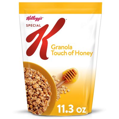Kellogg&#39;s Special K, Granola, Touch of Honey, Breakfast Cereal, Low Fat, 11.3oz Bag
