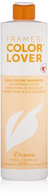 Framesi Color Lover Curl Define Shampoo, 16.9 fl oz, Shampoo for Curly Hair with Quinoa and Aloe Vera, Color Treated Hair