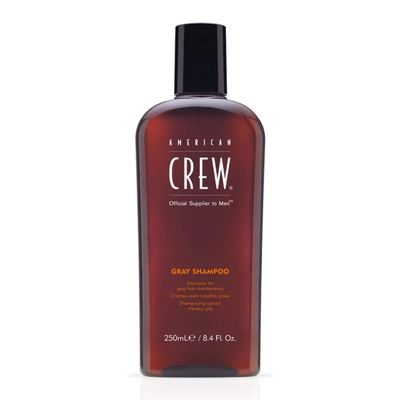 Men&#39;s Shampoo by American Crew, Optimal Maintenance for Grey Hair, Original Scent, 8.45 Fl Oz