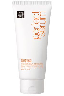 Mise En Scene Perfect Serum Treatment for Hair Coating Effect, Treatment at Home Care, Wash off Nutritient conditioner, 11.15 Fl. Oz.(330ml)