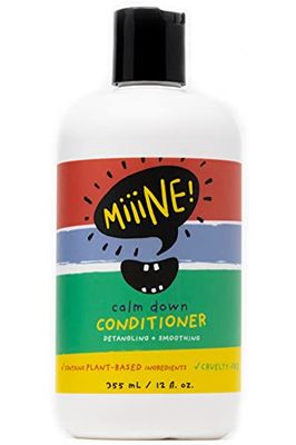 MiiiNE! Calm Down Kids Conditioner 12oz Heal and Moisturize Swimmers Hair with Deep Conditioning- Tropical scented Kids Detangler - Cruelty Free Kids Conditioner Made in USA By Stylists For Kids