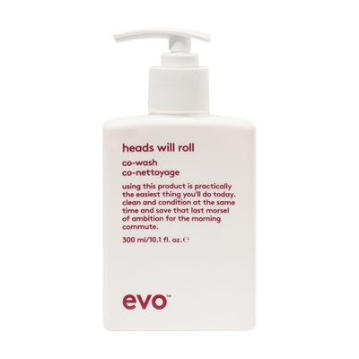 EVO Heads Will Roll Cleansing Conditioner for Curly Hair - Moisturizing Curl Defining Frizz Eliminating - 300ml 10.1fl.oz