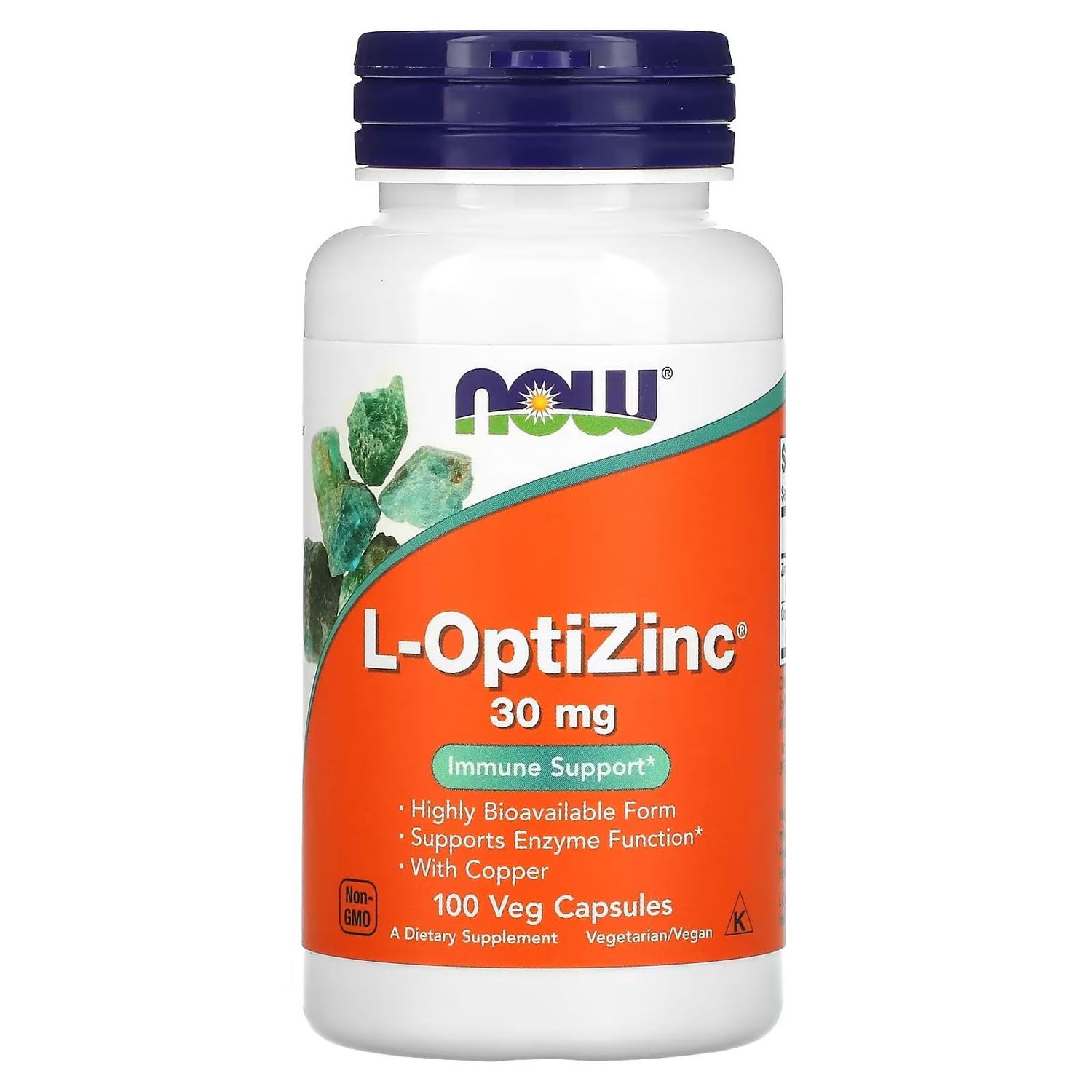 Now Foods: L-Optizinc Immune Support 30 mg, 100 Caps (2 pack)
