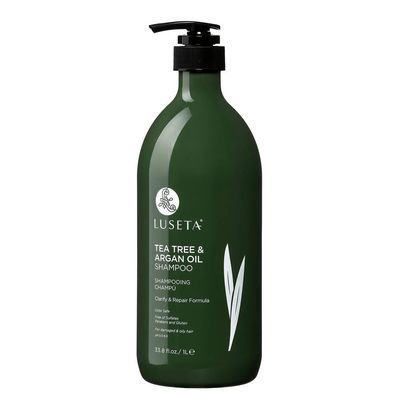 Luseta Tea Tree Argan Oil Milk Shampoo Color Safe Clarify Repair Formula 33.8 Fl. Oz.