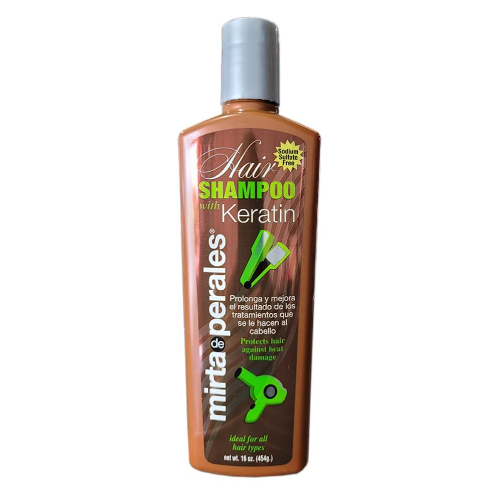 Mirta De Perales Hair Shampoo with Keratin, 16 Ounce