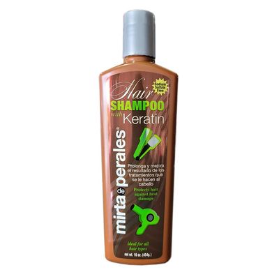 Mirta De Perales Hair Shampoo with Keratin, 16 Ounce