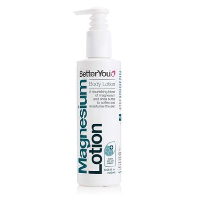 BetterYou Magnesium Body Lotion - Body Cream with Magnesium And Shea Butter - Softens Skin, Relaxes Muscles - Nourishing And Lightweight - 6.08 oz