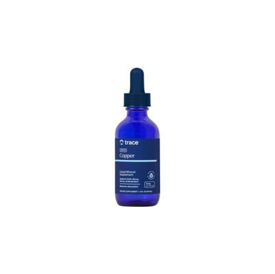 Trace Minerals Ionic Copper - Bone Energy Support Supplement - Copper Supplement to Support Enzymatic Reactions - Liquid Supplement to Aid Healthy Connective Tissue - 2 fl oz (About 48 Servings)