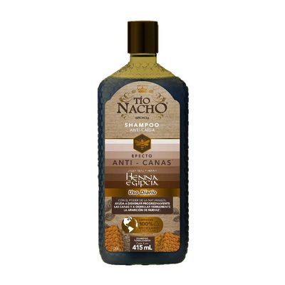 Tio Nacho T o Nacho Efecto Anti-Canas, Shampoo Anti-Ca da con Henna Egipcia