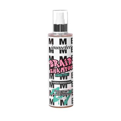 immetee No Rinse Shampoo for Braids Dreadlock,with Aloe Vera,Olive Oil Tea Tree Oil,Moisturizing Rinse Free Braid Shampoo Spray Eliminates Odor Itch 250ml8.79oz
