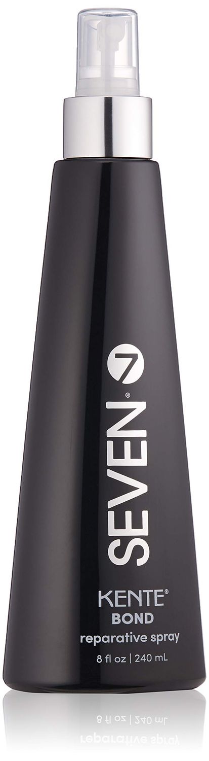 SEVEN Haircare Kente Bond Reparative Leave In Hairspray for Women Men, Damaged or Split Ends, Detangler Hair Spray for Fine Thin Hair with Sweet Almond Green Tea, Made in USA, 8 oz