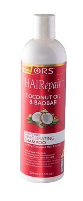 ORS HAIRepair Coconut Oil Baobab Sulfate-Free Invigorating Shampoo, 12.5 Ounce