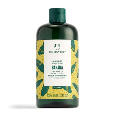 The Body Shop Banana Truly Nourishing Shampoo, 13.5 Fluid Ounce