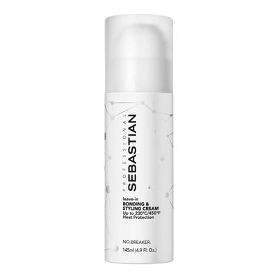 Sebastian Professional No.Breaker Bonding Styling Leave-in Cream Intense Hair Conditioning Cream with Heat Protection 72 HR Frizz-Free, Flexible Hold 4.9 fl oz
